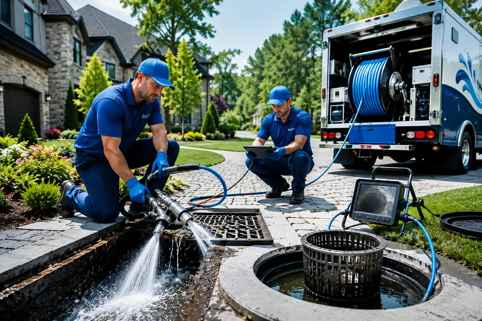 Local outdoor drain cleaning professionals in Warnock, OH